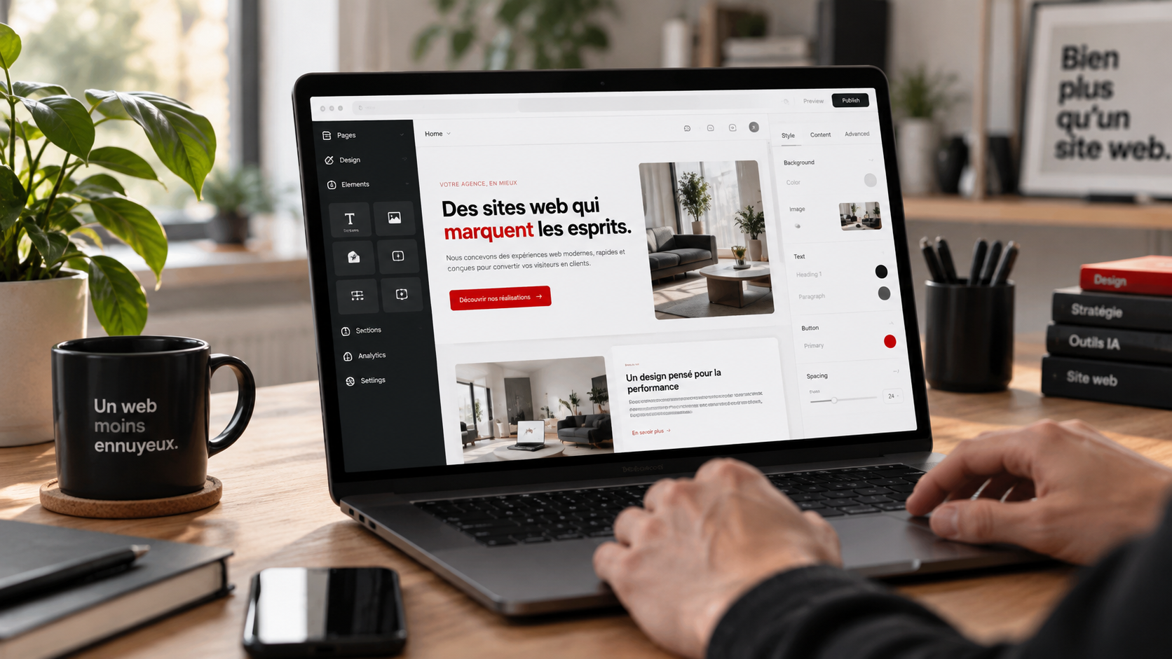 Créer un site web avec Durable AI